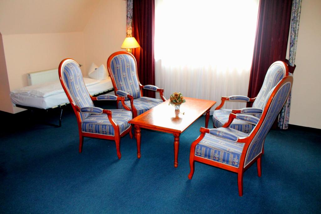 Posezení v ubytování Hotel Residenz Bad Frankenhausen