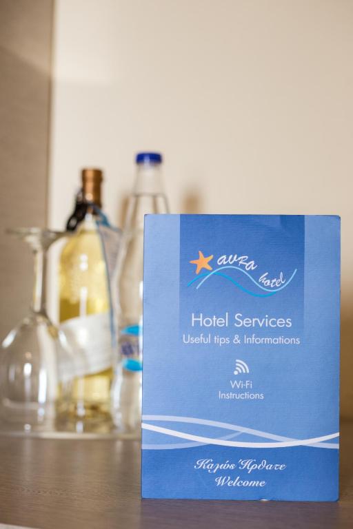 Certifikát, hodnocení, plakát nebo jiný dokument vystavený v ubytování Avra Hotel