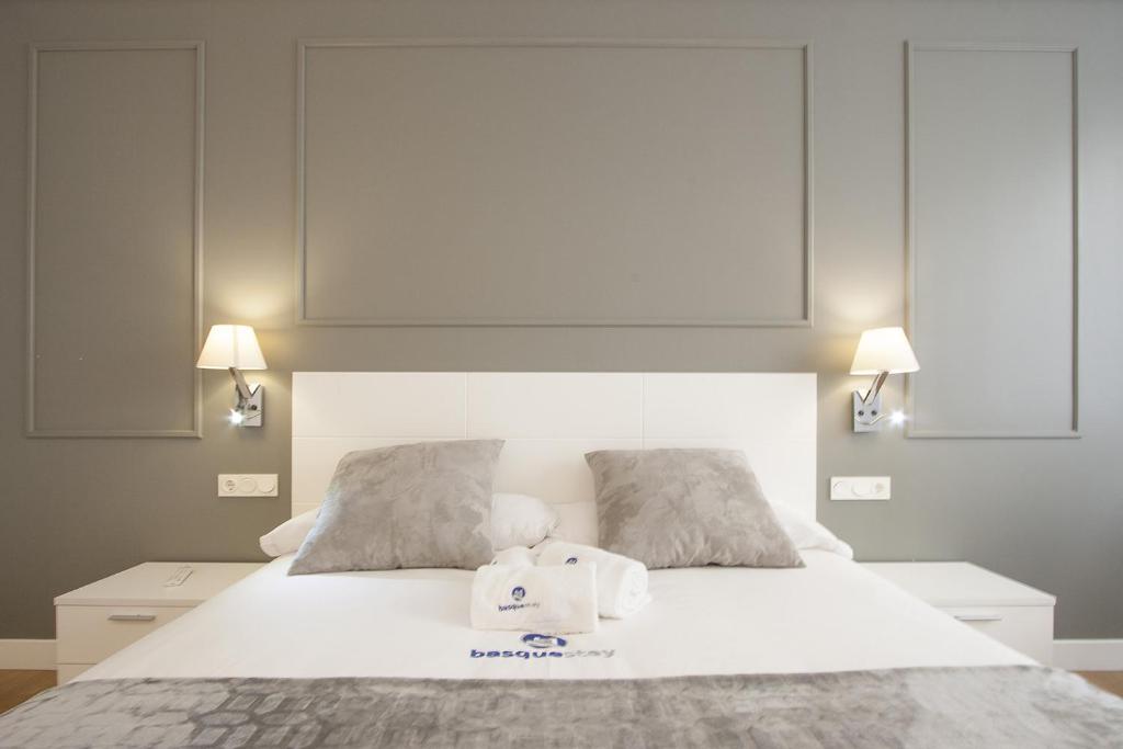 Posteľ alebo postele v izbe v ubytovaní Gerezi - Basque Stay