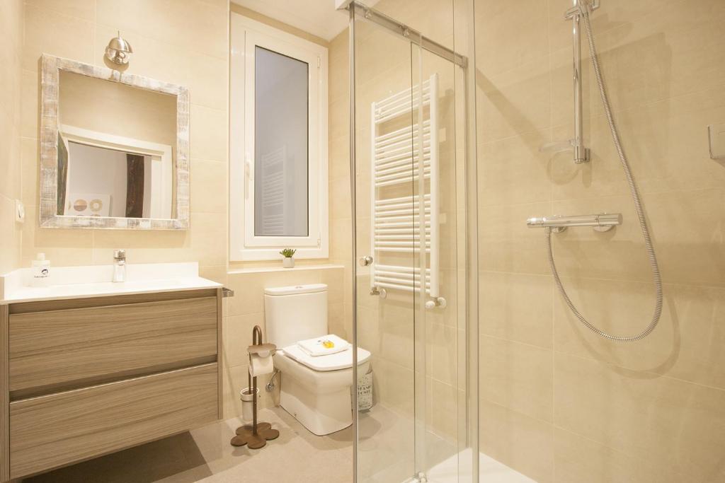 Kúpeľňa v ubytovaní Gerezi - Basque Stay