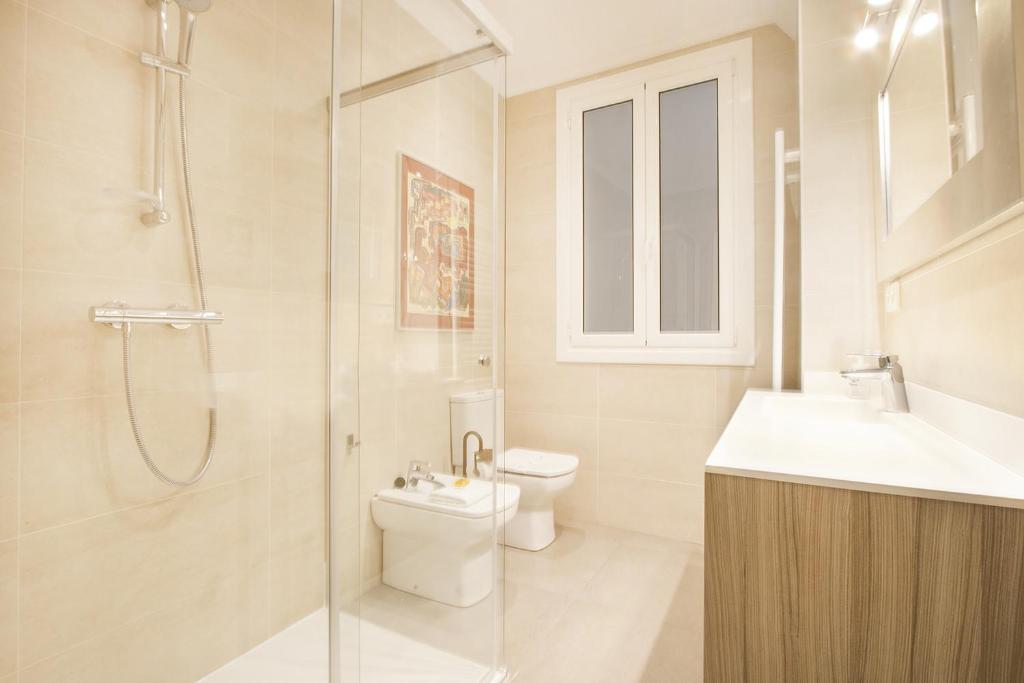 Kúpeľňa v ubytovaní Gerezi - Basque Stay