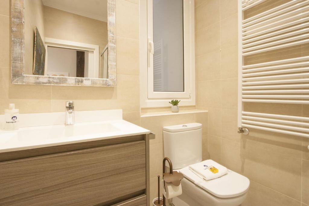 Kúpeľňa v ubytovaní Gerezi - Basque Stay