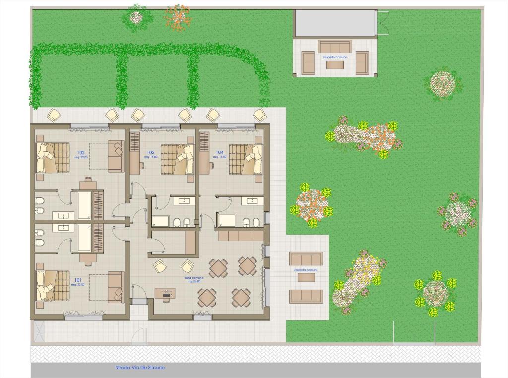 Plan piętra w obiekcie Enjoy Your Stay - Guest House - Olbia