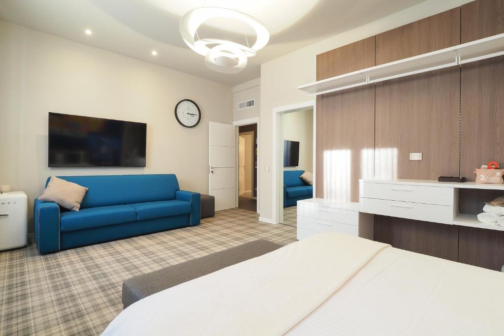 Postel nebo postele na pokoji v ubytování Moscova Luxury B&B