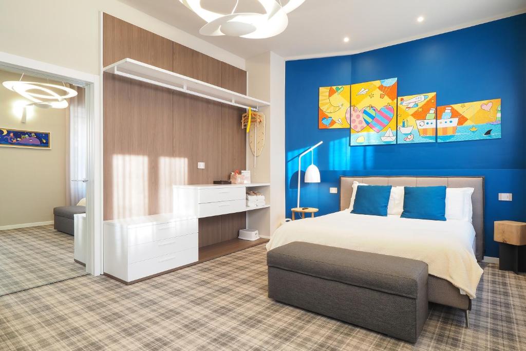 Postel nebo postele na pokoji v ubytování Moscova Luxury B&B