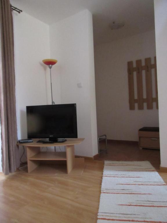 TV a/nebo společenská místnost v ubytování Apartmany Jaruska