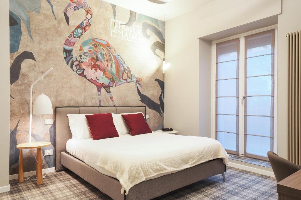 Postel nebo postele na pokoji v ubytování Moscova Luxury B&B
