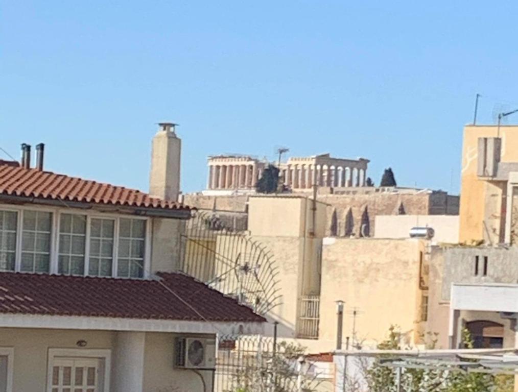 a group of buildings in a city at Athens View Loft 07 & 08 in Athens