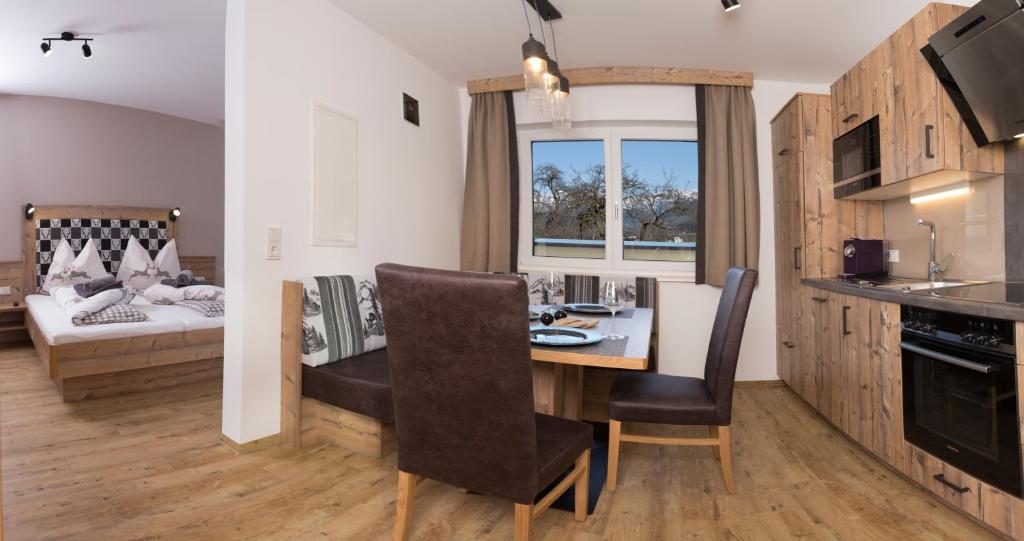 Kuchyňa alebo kuchynka v ubytovaní Bio-Bauernhof Reiterhof