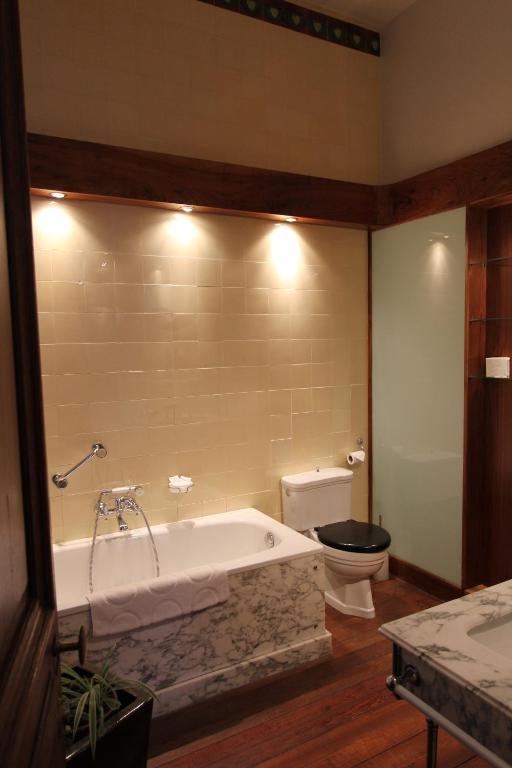 Koupelna v ubytování Hotel Dufays