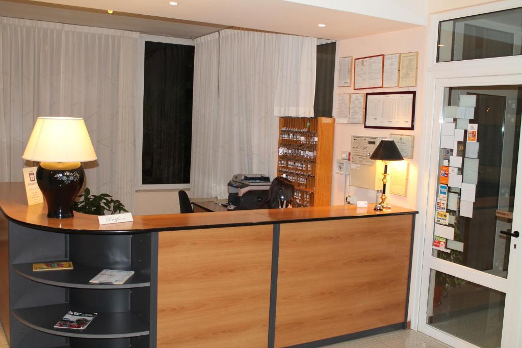 Vstupní hala nebo recepce v ubytování Hotel Minerva