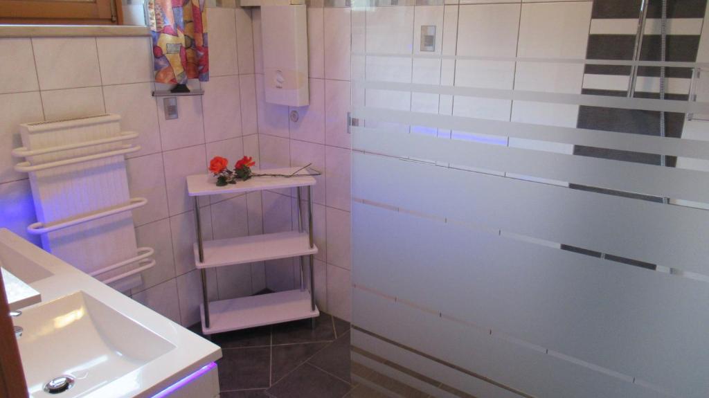 Koupelna v ubytování Ferienwohnung Maier