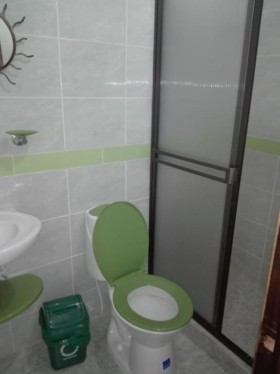 Koupelna v ubytování Spa Posada 4 Esquinas