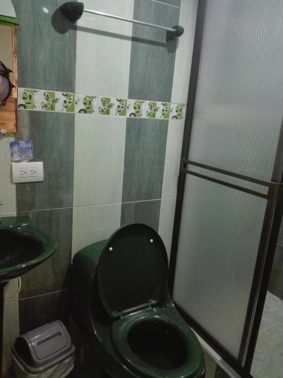 Koupelna v ubytování Spa Posada 4 Esquinas
