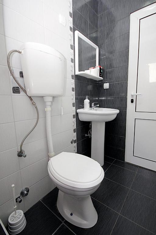 Koupelna v ubytování Villa Jupok