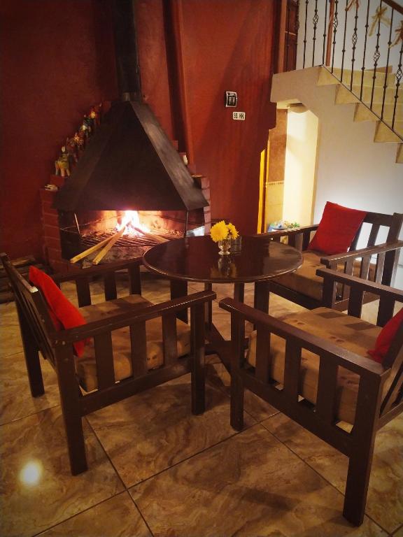 Posezení v ubytování HOTEL AMTALLPA San Blas Inn