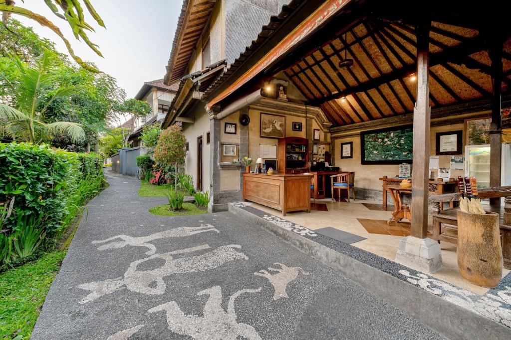 Restaurace v ubytování Kebun Indah Ubud