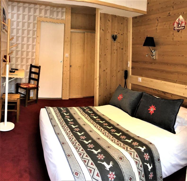 Postel nebo postele na pokoji v ubytování Hotel Le Soly