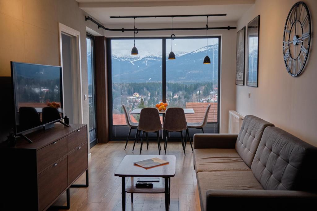 Üldine mäevaade või majutusasutusest Panorama800 - Apartamenty Cameo Szklarska Poręba pildistatud vaade