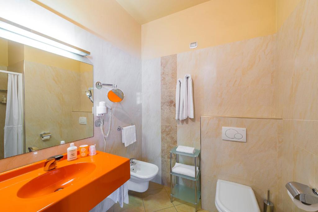 Koupelna v ubytování Hotel Palace Magnolia SPA