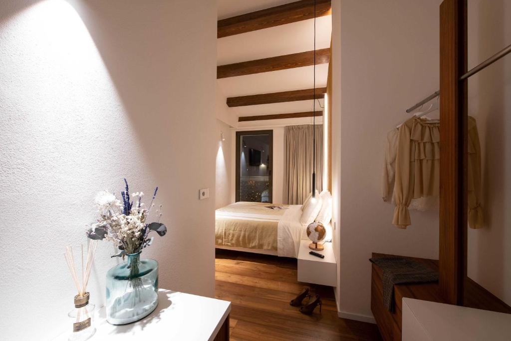 Postel nebo postele na pokoji v ubytování Locanda Remare