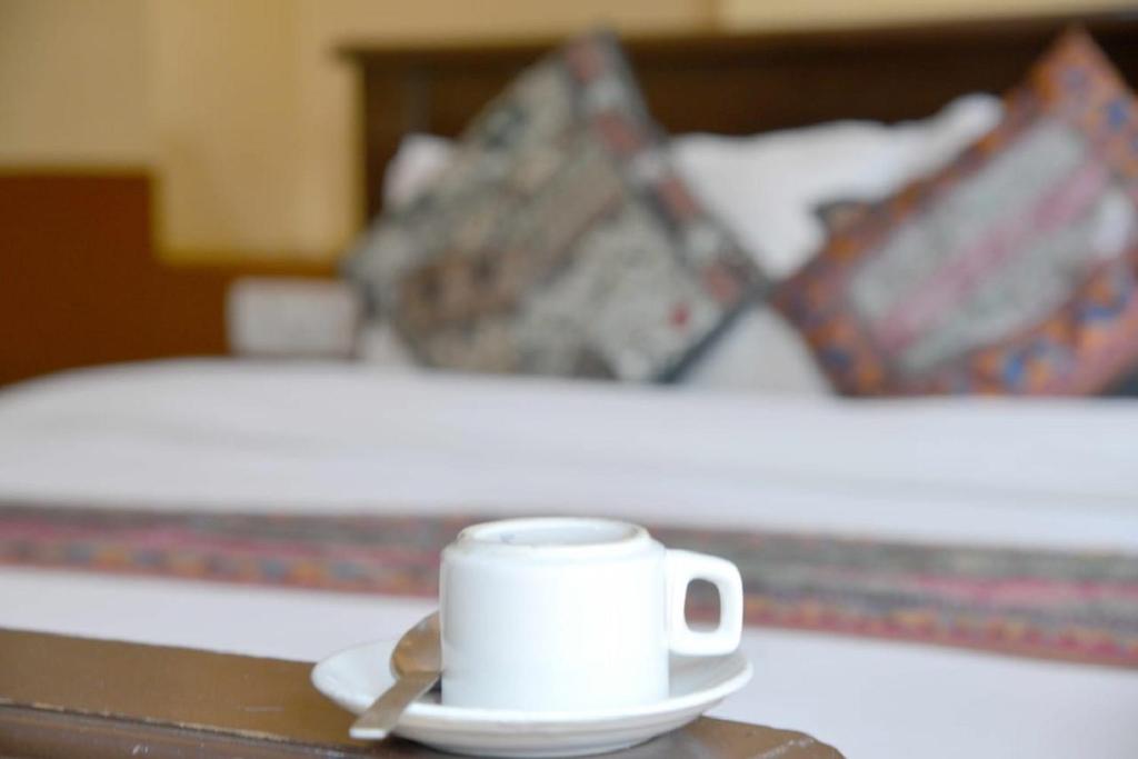 Postel nebo postele na pokoji v ubytování Hotel Neem Haveli