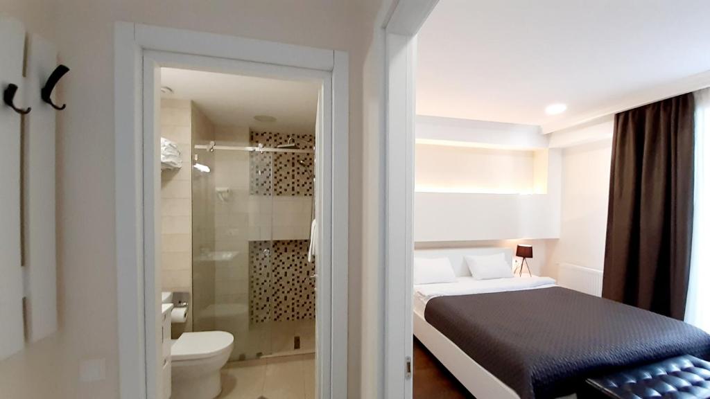 Koupelna v ubytování Kokhta Plaza Boutique Hotel