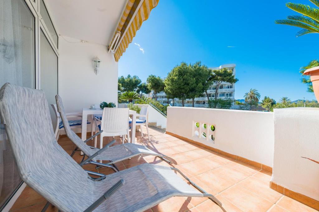 A balcony or terrace at Apartamento Silver