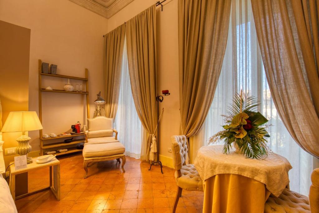 Posezení v ubytování Corte Rossetti Le Dimore Luxury B&B