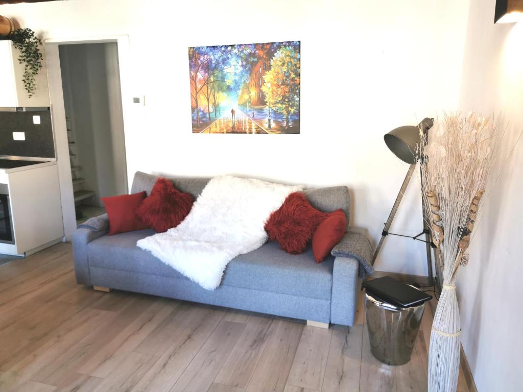 Posezení v ubytování Petite Venise Grand Duplex Turenne Hyper Centre