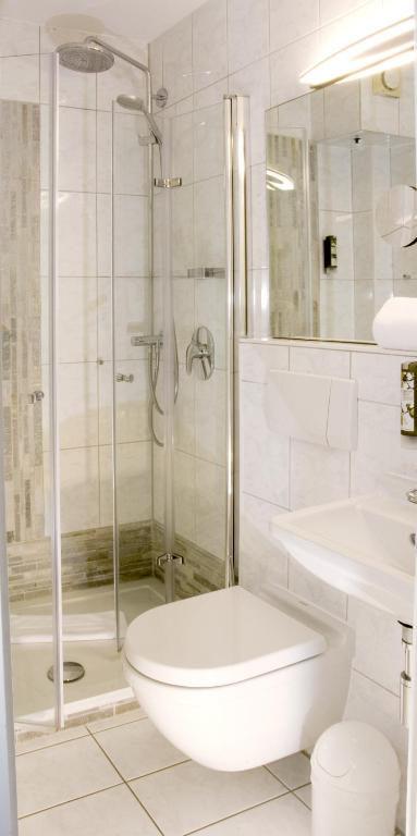 Koupelna v ubytování Hotel Auszeit