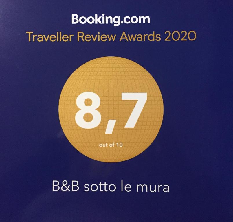 Certifikát, hodnocení, plakát nebo jiný dokument vystavený v ubytování B&B sotto le mura