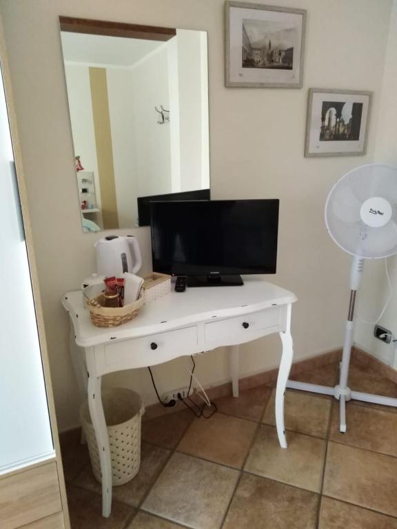 TV a/nebo společenská místnost v ubytování B&B sotto le mura