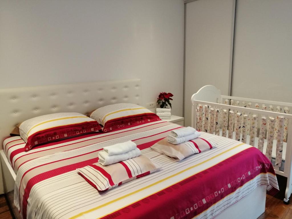 Posteľ alebo postele v izbe v ubytovaní Apartment Petar