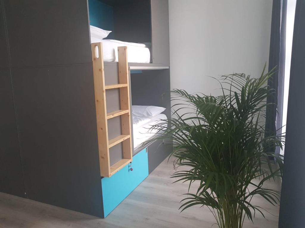 Postel nebo postele na pokoji v ubytování Freinest Wien