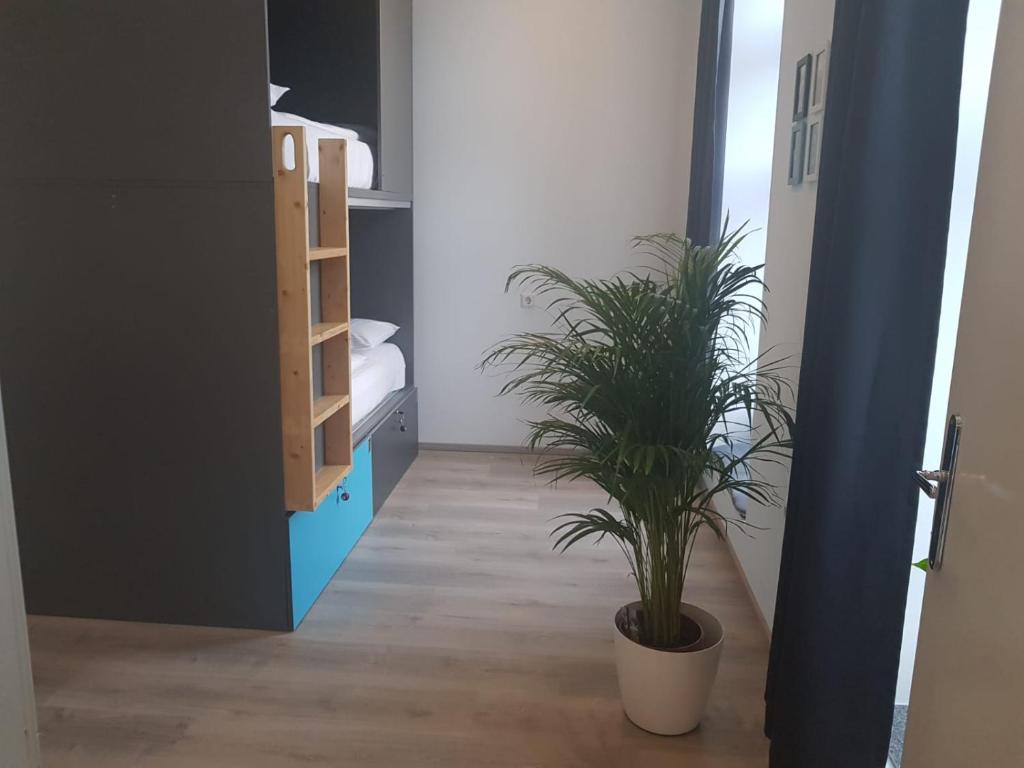 Postel nebo postele na pokoji v ubytování Freinest Wien