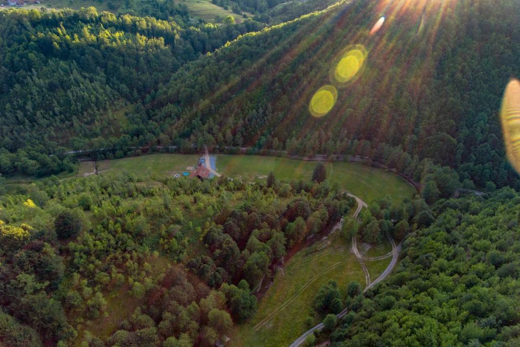 Peisaj natural din apropierea acestei case de vacanță