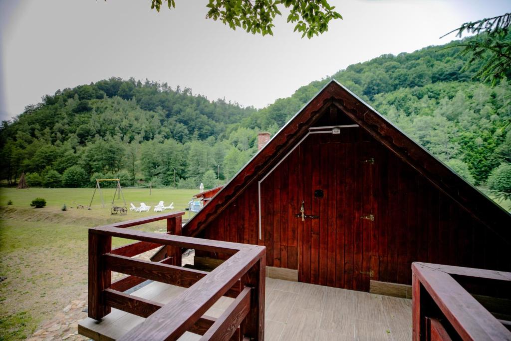 Peisaj natural din apropierea acestei case de vacanță
