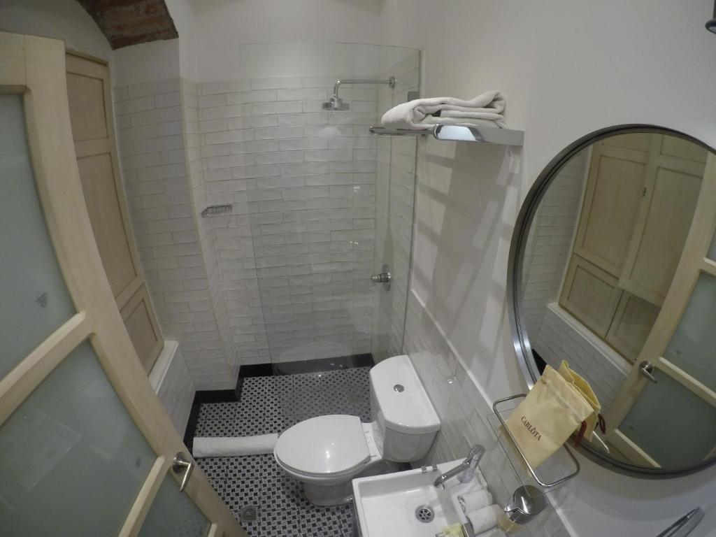 Koupelna v ubytování Carlota Sustainable Design Hotel