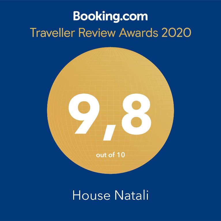Certifikát, hodnocení, plakát nebo jiný dokument vystavený v ubytování House Natali 70m from the beach - free EV top up