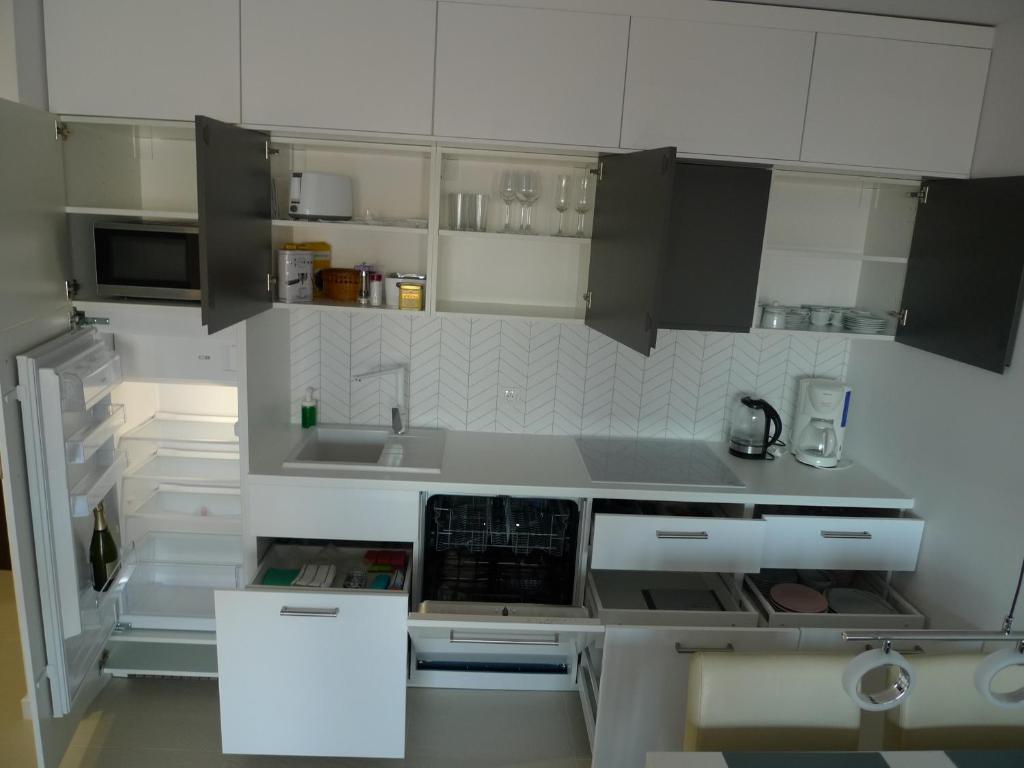Kuchnia lub aneks kuchenny w obiekcie Triventi Apartament Rajski