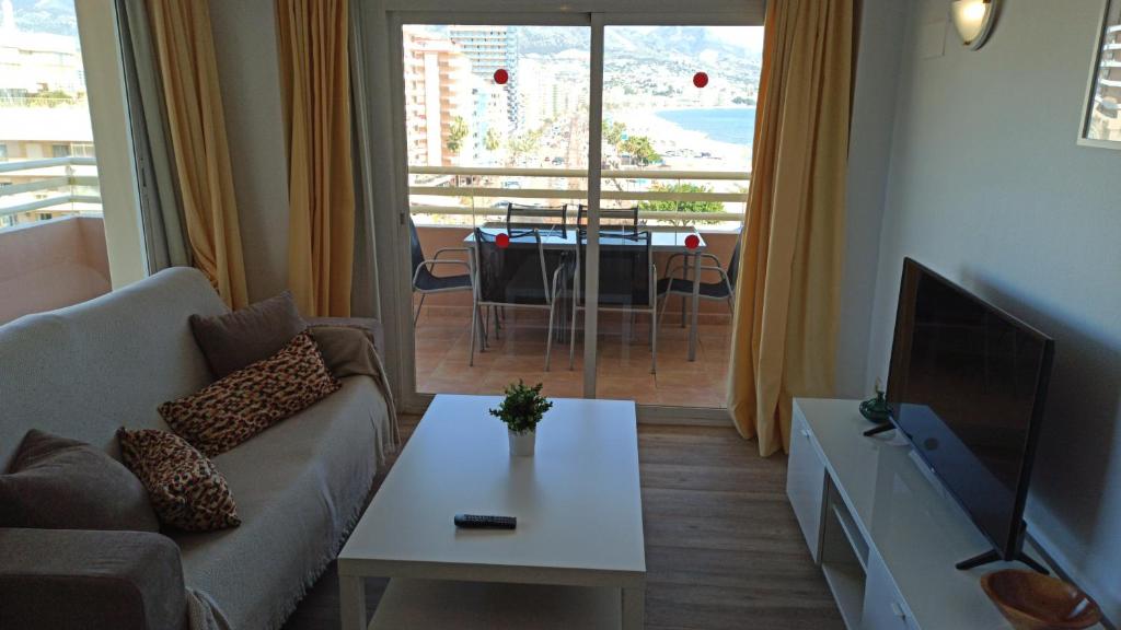 Posezení v ubytování Apartamento en edificio Stella Maris