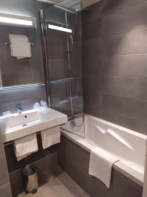 Koupelna v ubytování Thalazur Antibes - Hôtel & Spa