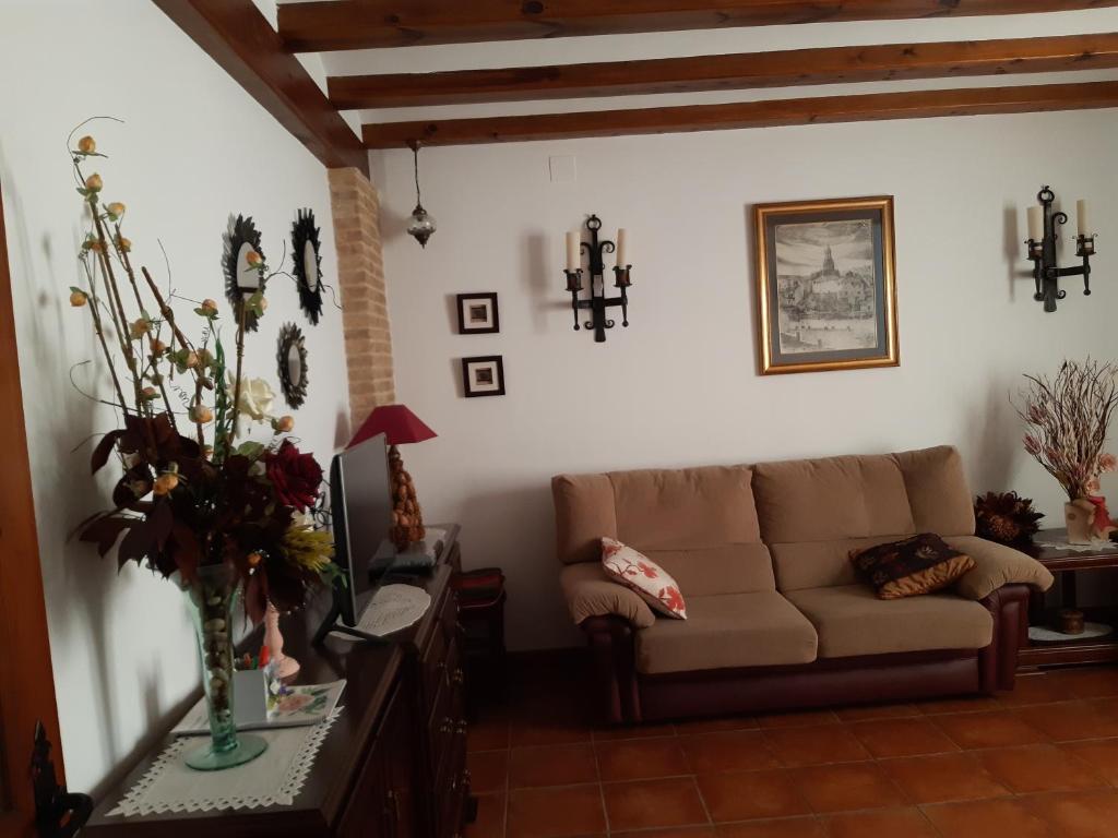 Posezení v ubytování Casa Gargallo II