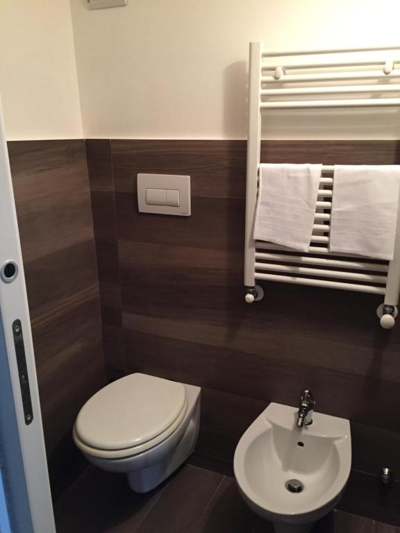 Koupelna v ubytování B&B La Dimora