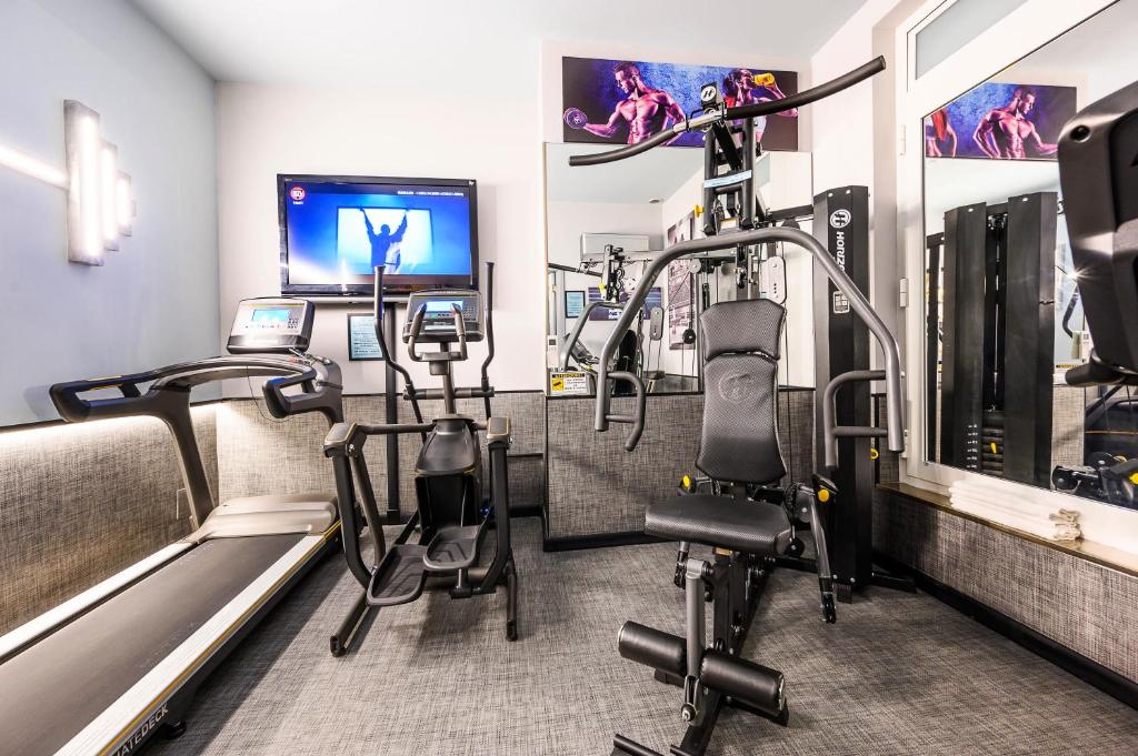 Fitness centrum a/nebo fitness zařízení v ubytování Hotel Relais Dei Papi