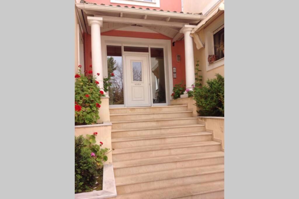 Η πρόσοψη ή η είσοδος του dimitris house