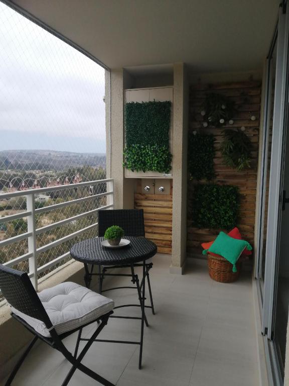 Balkón nebo terasa v ubytování Espectacular Departamento Algarrobo Norte