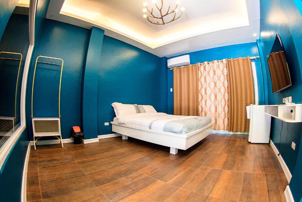 Postel nebo postele na pokoji v ubytování 71% Diving Resort