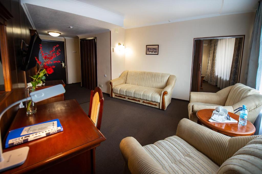 Posezení v ubytování Salute Hotel